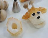 ちくわでキリン作り方4写真