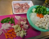 圧力鍋で♪すっきり味のトマトスープカレー作り方1写真