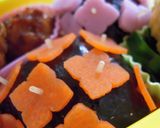 キャラ弁☆あじさい弁当☆作り方1写真