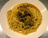麺つゆ使って牛肉と牛蒡の和風スパ作り方6写真
