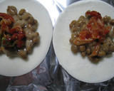 簡単一品✿ぎょうざの皮で納豆キムチピザ♪作り方3写真