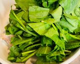 ほうれん草と鶏肉の簡単炒め物作り方5写真