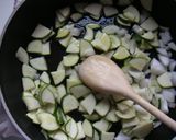 ズッキーニのクリームパスタ♪作り方1写真
