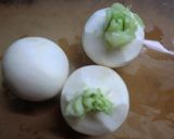 かぶと豆腐のスープ作り方1写真