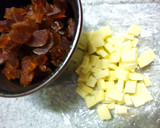 チーズと奈良漬のおにぎり　黒胡椒風味作り方1写真