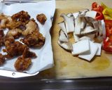 鶏ときのこの簡単甘酢炒め作り方2写真
