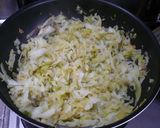 ☆蒸し焼きキャベツのお好み焼き風☆作り方4写真
