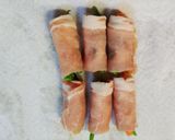 肉巻き（野菜・チーズ・餅）作り方7写真