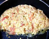 朝食に・トマトの卵とじ作り方4写真