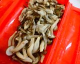 キノコとクルミのクリーム＊冷製パスタ作り方1写真