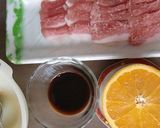 トントロをオレンジソースで作り方1写真