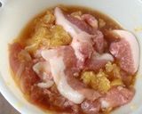 トントロをオレンジソースで作り方2写真