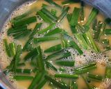 食べ応えあり♪ふわふわニラ卵汁作り方4写真
