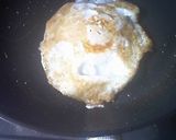 簡単！両面焼きの目玉焼き（あおのり）作り方3写真