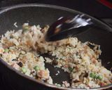 きのこのソースチャーハン♪トロトロ卵のせ作り方9写真