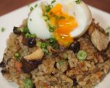 きのこのソースチャーハン♪トロトロ卵のせ作り方11写真