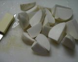 蕪、一本尽くし、バターソテー。作り方4写真