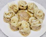 簡単バラ焼き餃子 • 玫瑰花水煎饺作り方11写真