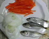 さっぱり♪野菜たくさんの小アジの南蛮漬け作り方1写真