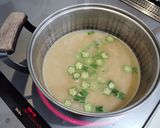 オクラ入り豆乳お味噌汁作り方3写真