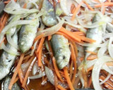 さっぱり♪野菜たくさんの小アジの南蛮漬け作り方7写真