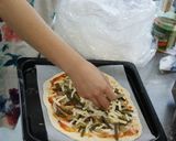 わらびを使った山菜ピザ☆スタンダード作り方4写真