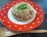 糸こんにゃくダイエット明太高菜チャーハン作り方6写真