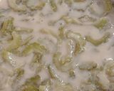 ゴーヤと蒸し豚の酒粕シチュー風作り方3写真