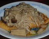 味付け簡単☆揚げ豆腐に茸のドロドロ餡かけ作り方2写真