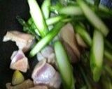 鶏肉とアスパラの和風★サッパリパスタ作り方3写真