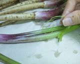 葉ごぼうのきんぴら作り方3写真