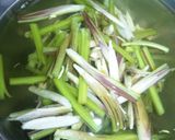 葉ごぼうのきんぴら作り方7写真