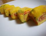 お弁当に*桜えびとネギの卵焼き*作り方4写真