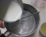 とろける黒ごま豆乳プリン作り方4写真