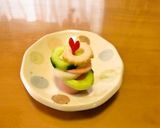 ピンクのわなげタワー　ｄｅ　サラダ作り方3写真