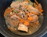 白だしde簡単★すき焼きリメイク★うどん作り方1写真