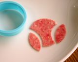 ＊キャラ弁＊　たれ耳うさちゃん♪作り方3写真