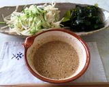 生野菜にディップ！味噌ゴママヨネーズ作り方5写真