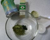 抹茶とお豆腐のマーブルシフォン作り方2写真