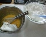 抹茶とお豆腐のマーブルシフォン作り方8写真