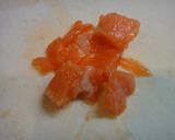 離乳食★【中期】シャケ粥♫青のりのせ作り方1写真