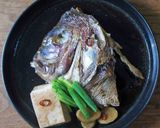 鯛の頭と豆腐の煮つけ作り方6写真