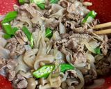牛肉とこんにゃくとしめじの炒め煮♪作り方4写真