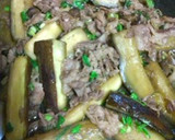 ○なすが主役のすき焼き風丼○作り方4写真