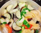 野菜タップリ夏の豚汁美味♬作り方4写真