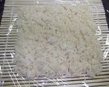 ポン酢 de スモークサーモンの巻き寿司作り方4写真