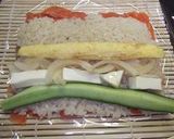 ポン酢 de スモークサーモンの巻き寿司作り方6写真