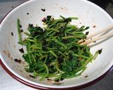 ほうれん草と海苔の中華おひたし作り方3写真