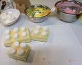お誕生日にレゴブロックケーキ作り方3写真