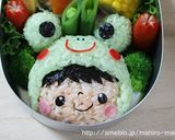 キャラ弁☆カエルキッズ♪作り方12写真